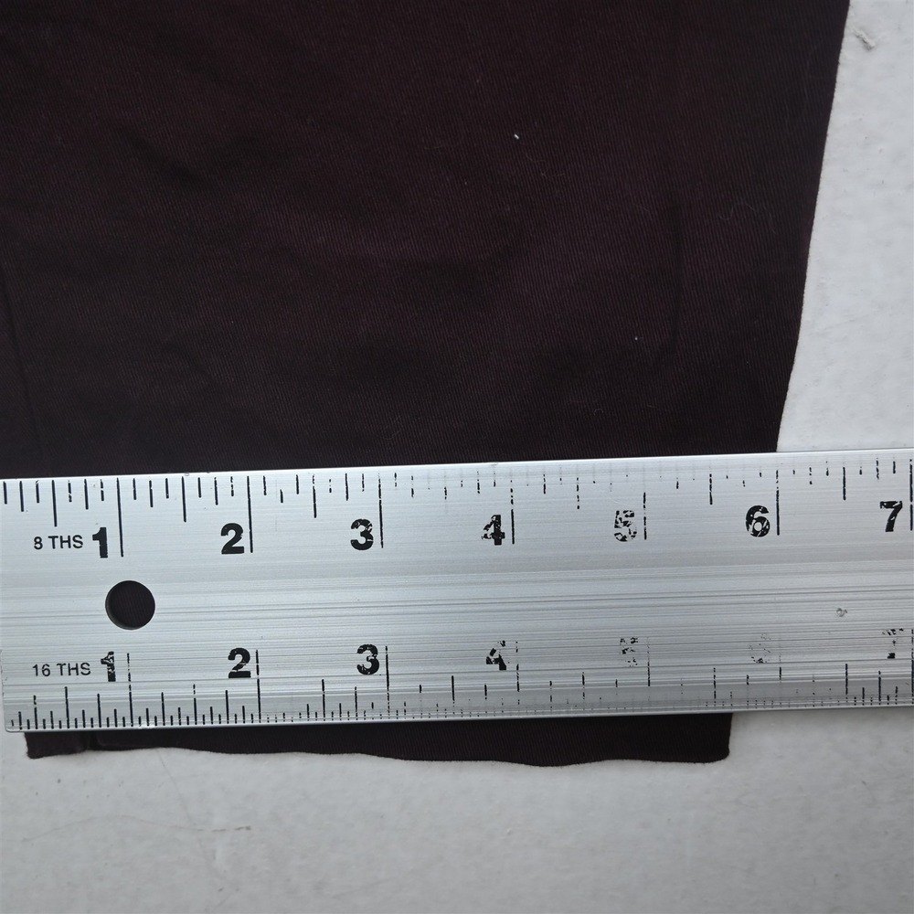 Old Navy 8 Maroon Red Stretch Side Zip Skinny Dress Womens Pants - Picture 5 of 9